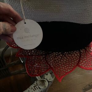 Mia Mélange Black and  white Basket